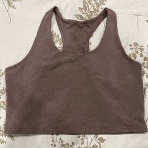 Pact Earthy Brown Crop Top